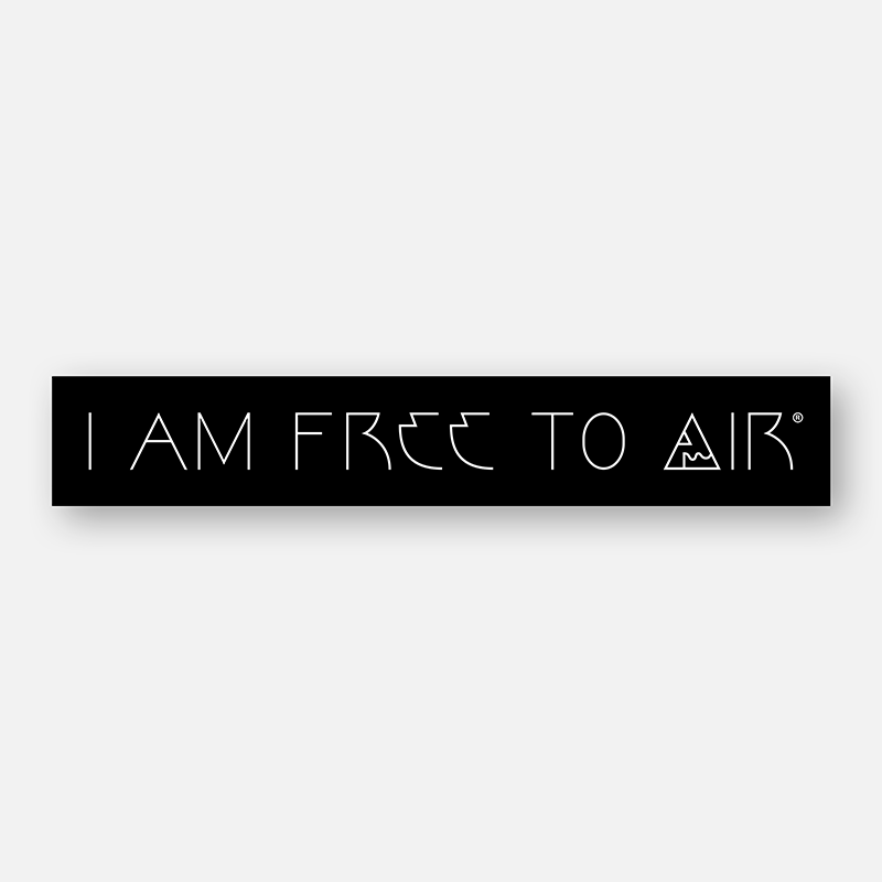 I AM FREE TO AIR <br>[17:12] <br>Sticker